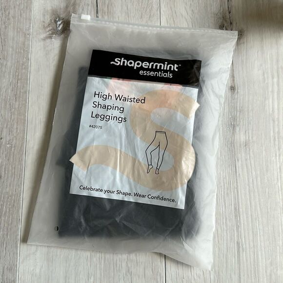 Shapermint Essentials High Waisted‎ Shaping Leggings Black New With Tags - Picture 6 of 7